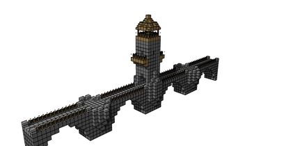 Plan du projet du pont vers l'abbaye de Clowny[18]