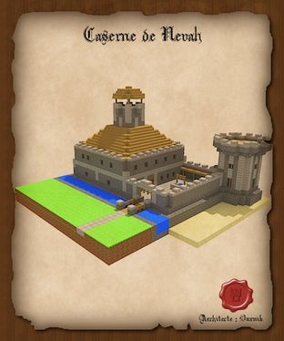 Plan d'origine de la caserne