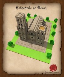 Plan de la 1ère Cathéglise de Nevah[17]