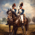 Pencroff two french napoleonic horsemen blue white and red unif 90cc275b-eca5-4e55-a911-c076a41d71f1.png