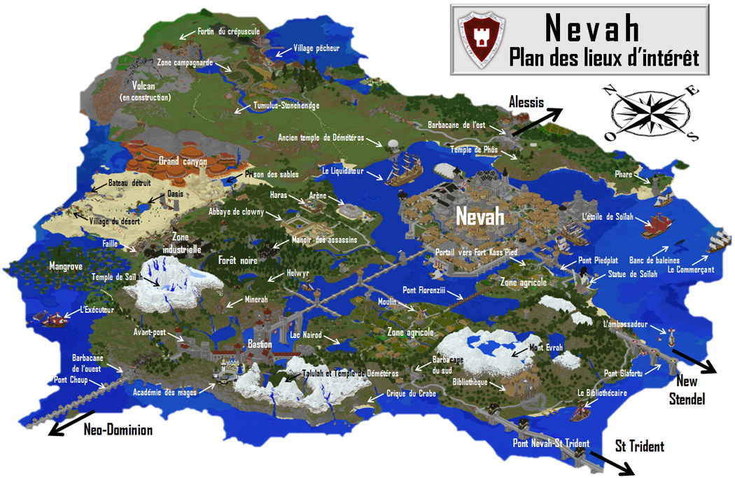 Liste des structures humaines et naturelles du Duché de ...